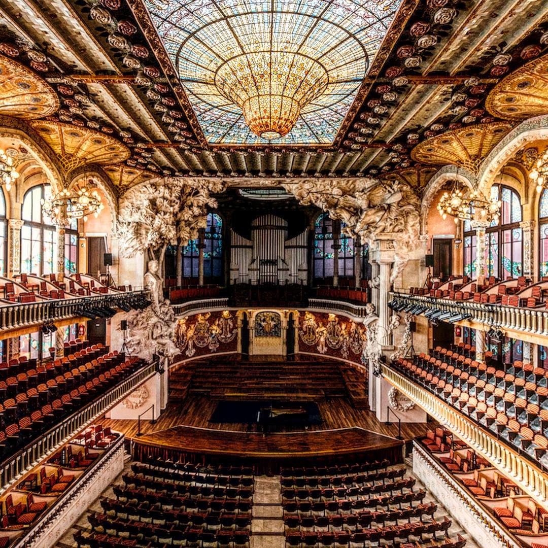 [西班牙巴塞隆納Barcelona-景點]必訪/美到想哭的加泰羅尼亞音樂廳/享受一場鋼琴盛宴/導覽＆鋼琴演奏