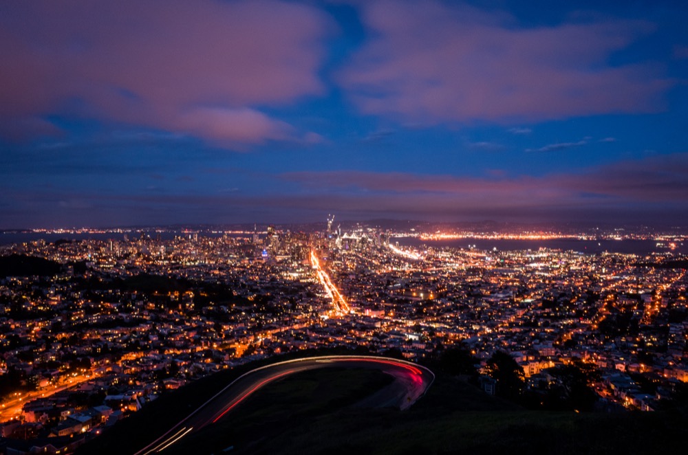 舊金山超完整自由行景點/美食/大公開-Day4 (彩繪階梯 Mosaic Stairway / 雙子峰 Twin peak 夜景/加州科學院)